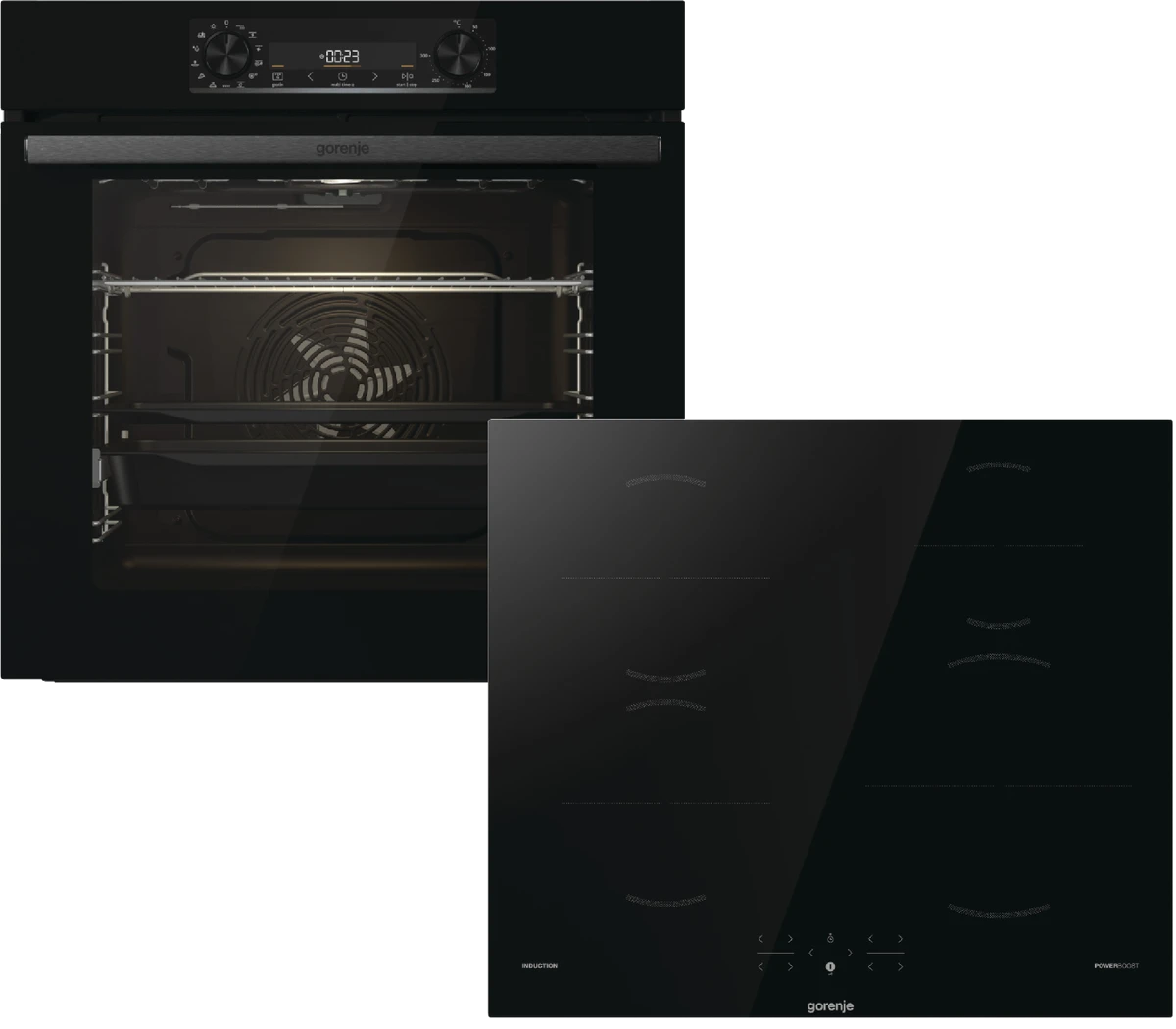 вбуд. компл. GORENJE Black Induction Set 2 (BOS6737E06BG + GI6401BSC)