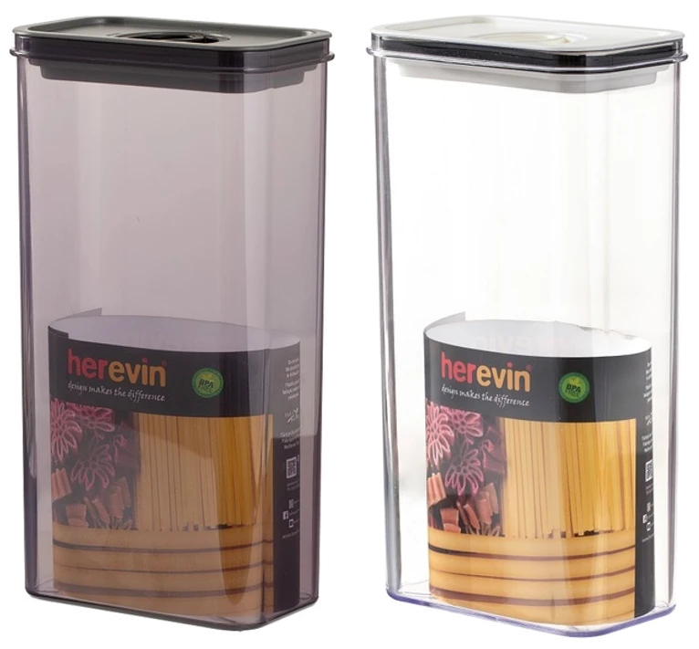 контейнер пл. HEREVIN Canister-Vacuum Lid-White-Black вакумна кр. 3 л (161194-000)