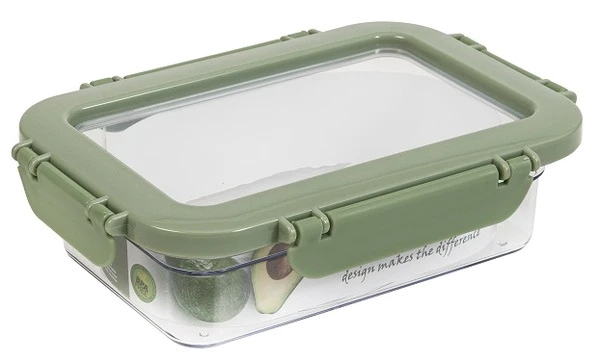 контейнер пл. HEREVIN Container-Green-Peach герметичний 0.6 л (161426-100)