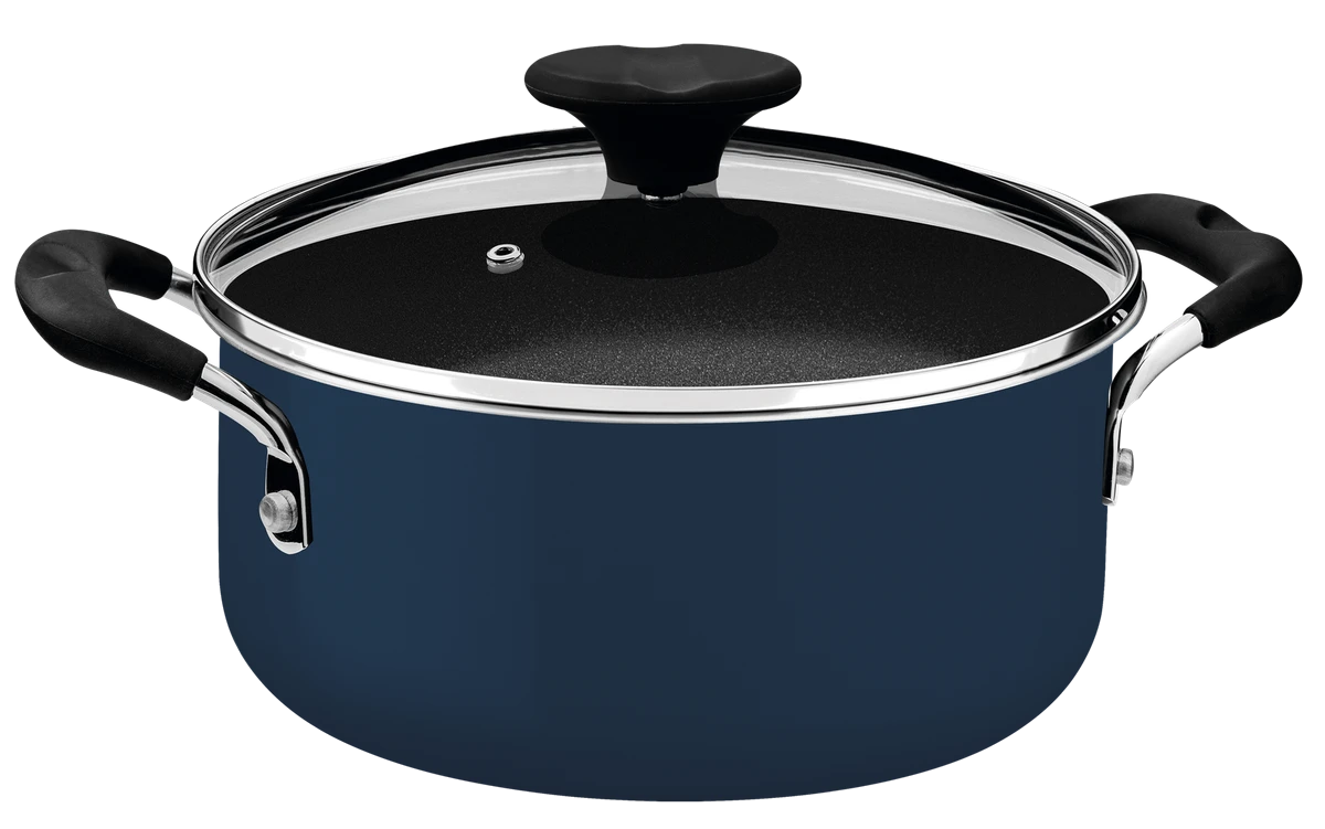Каструля TRAMONTINA TUNIS з кришкою 2,9л (діам 20см) BLUE (28722/120)