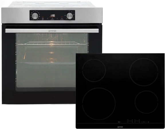 вбуд. компл. GORENJE духова шафа BO6737E02X + вар. поверхня ECT41SC