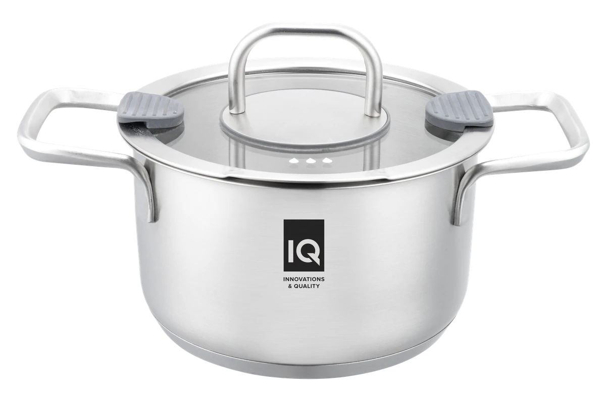 Каструля IQ Be Creative 22 см (4.6 л) з кришкою (IQ-2050-22)