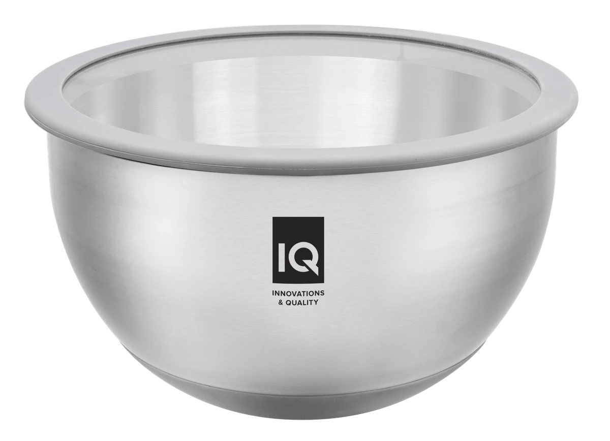 Миска IQ Be Chef 24 см (5.0 л) нерж з кришкою (IQ-9144-24)