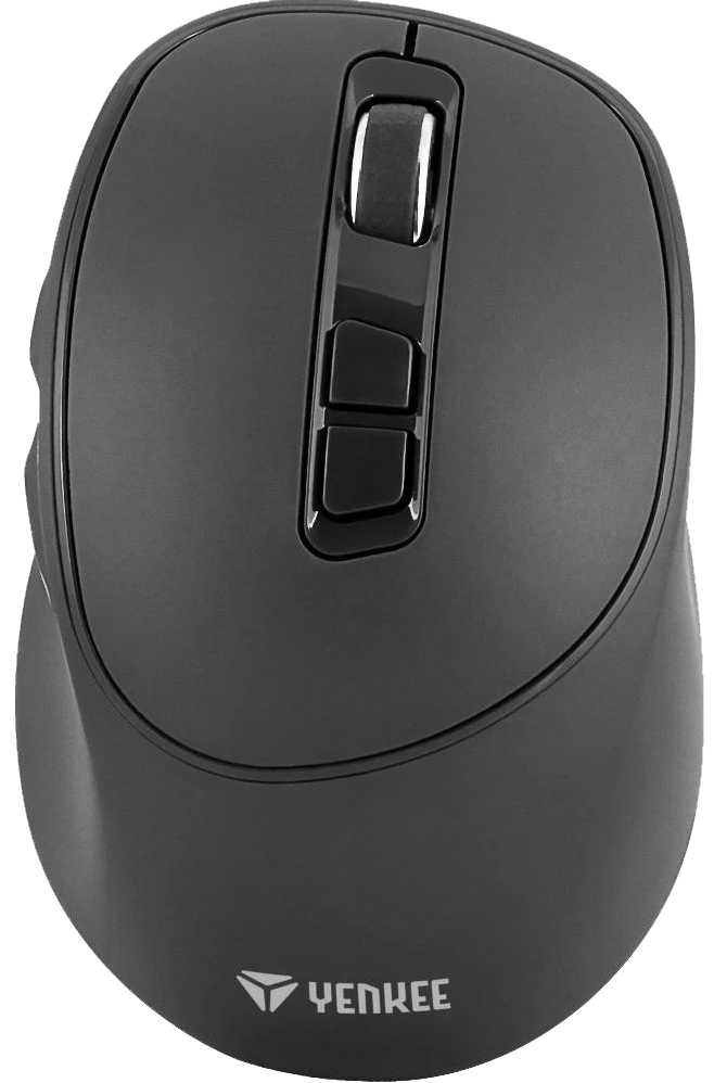 Миша YENKEE YMS 2080GY SLIDER, Wireless, Rechargable, Чорний