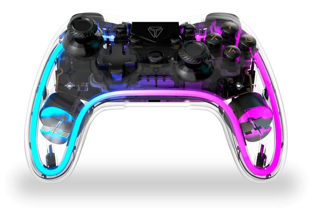 Комп.Аксесуари YENKEE YCP 4010 JOYPAD, Gamepad, Прозорий