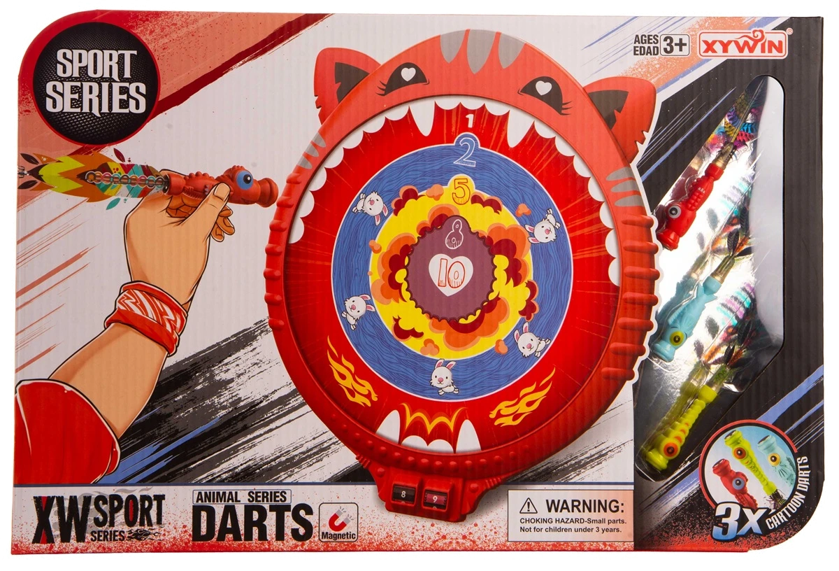 Іграшковий набір DIY TOYS Магнітний дартс Тигр
