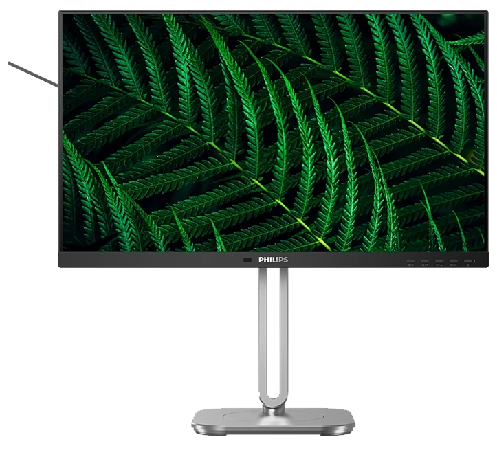 Монiтор TFT PHILIPS 23.8" 24B2G5200/00 IPS FHD 300nit VGA HDMI DP USB Pivot Black