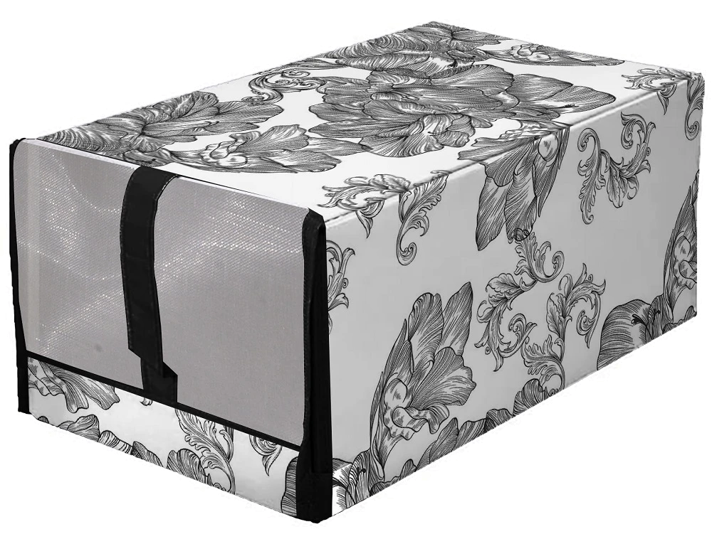 Органайзер IDEA HOME NPA-01 ткан. з/кр д/взуття Anthracite Flowers 34x22x16 см (NPA-01 ткан. з/кр д/взуття Anthracite Flowers)
