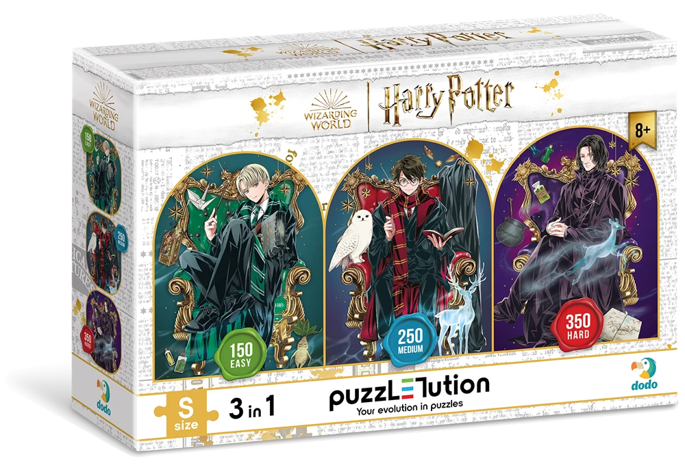 Пазл 3 в 1 Harry Potter. Династія чарівників