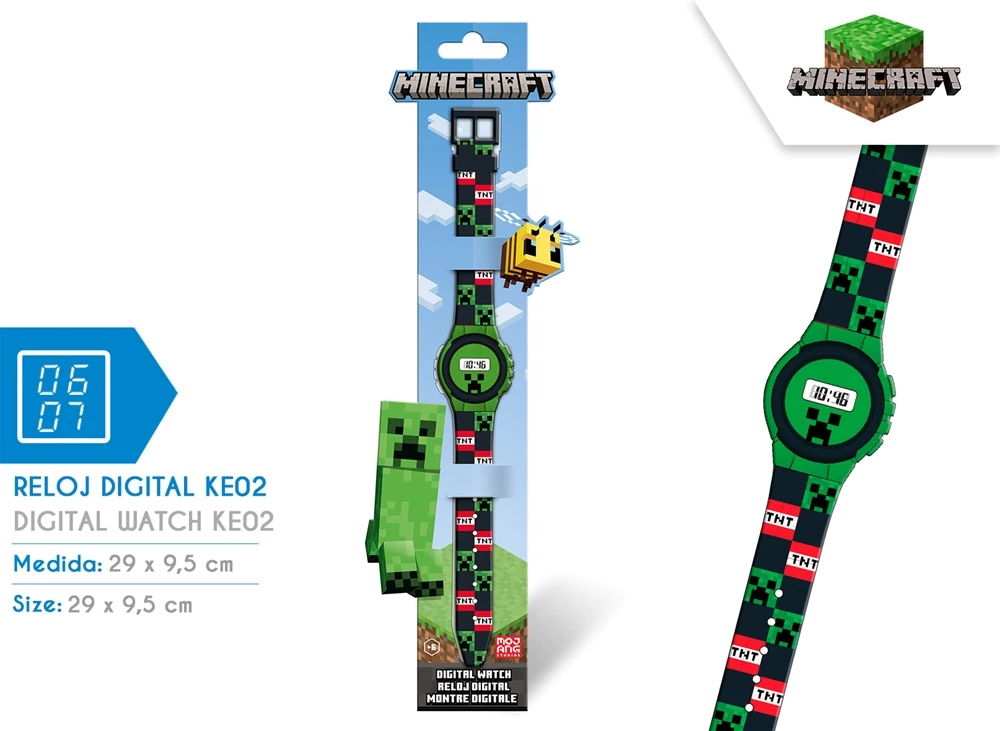 Годинник дитячий електронний MINECRAFT