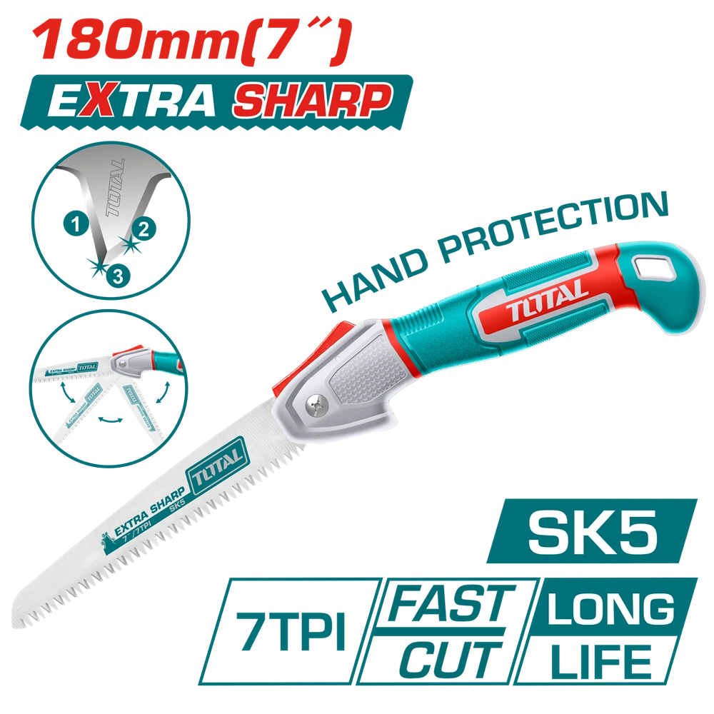 Сад.інстр.руч. TOTAL THFSW1808 Пила садова 180мм