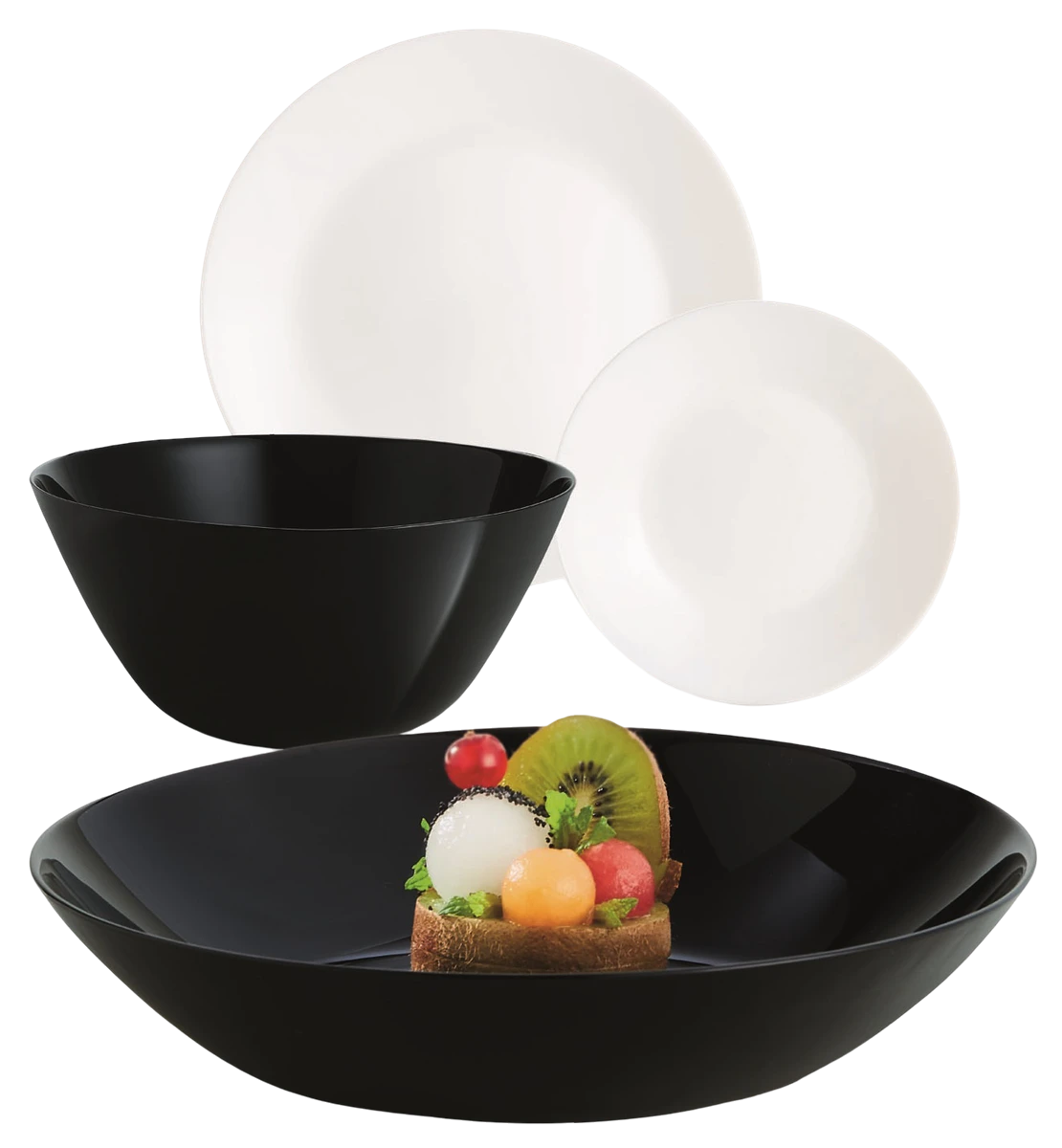 Сервіз LUMINARC LILLIE BLACK&WHITE /19пр. (X1202)