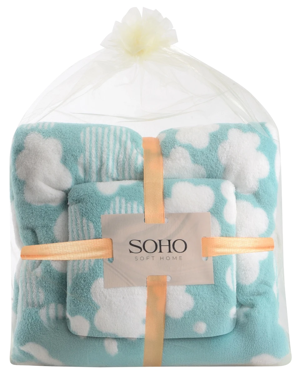 Текстиль банний SOHO Наб. руш. 35*75+70*140см, мікроф. Baby