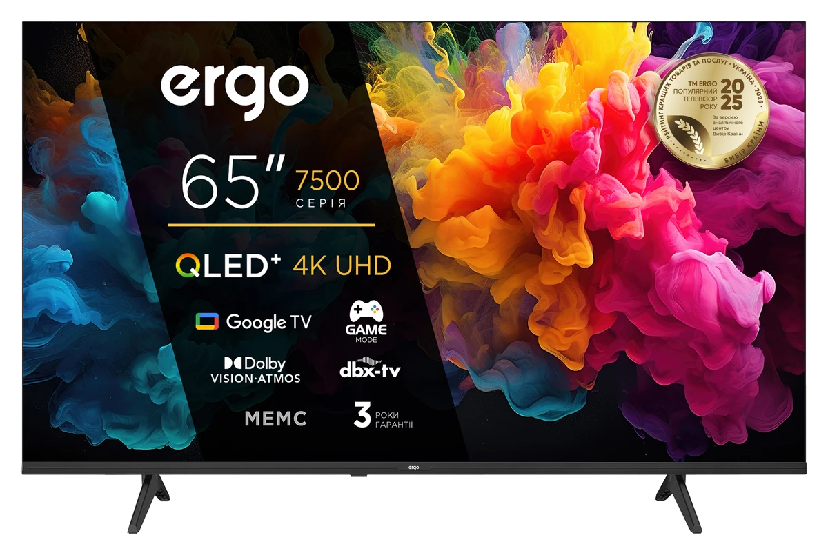 Телевізор ERGO 65JUQ7500 рідкокристалічний
