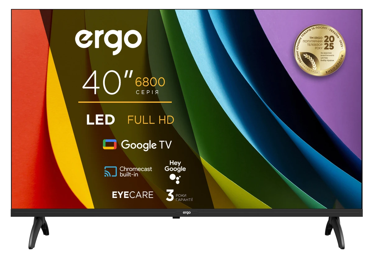 Телевізор ERGO 40JFS6800 рідкокристалічний
