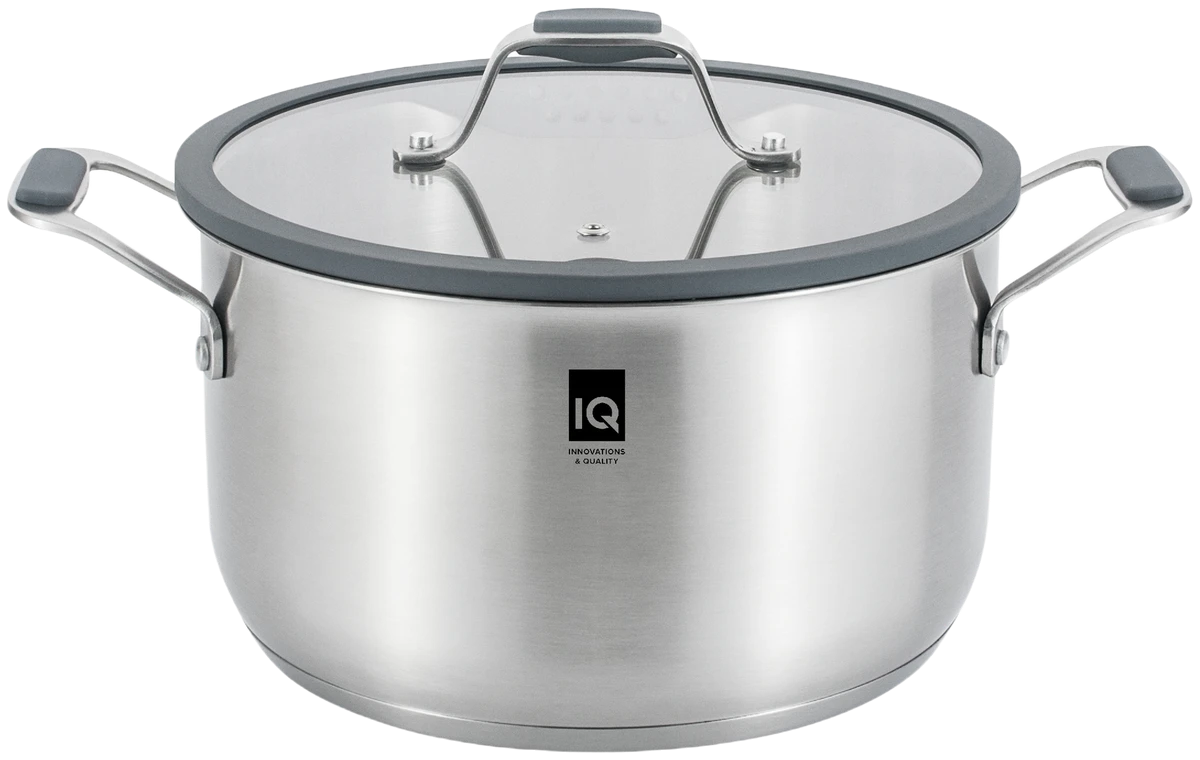 Каструля IQ Be Brave 24 см (5.5 л) з кришкою (IQ-2052-24)