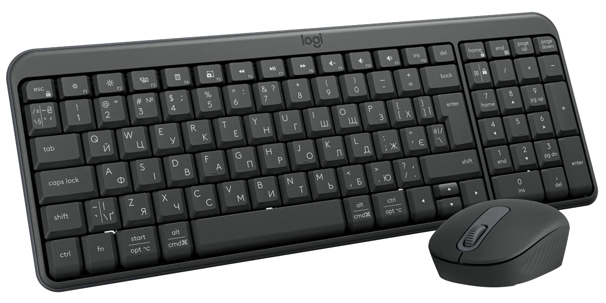 IT/наб LOGITECH MK250 Wireless Combo - GRAPHITE - UKR
