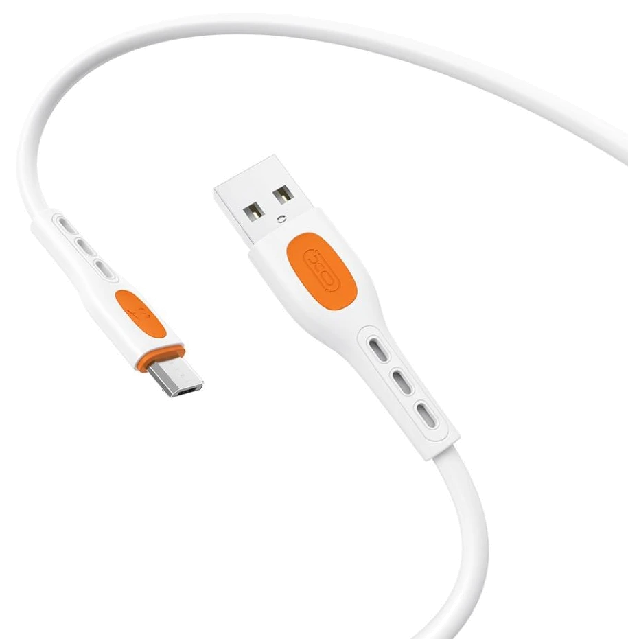 кабель XO NB280 Jian Yan Series USB-A to Micro - 1m (Білий)