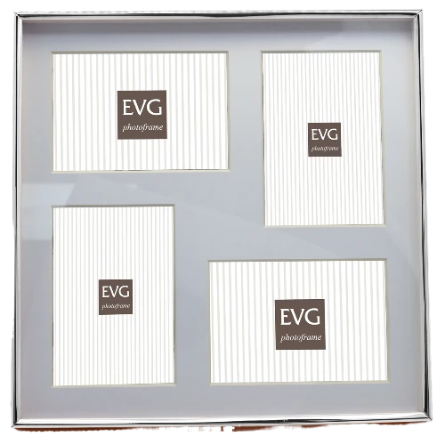 Рамка EVG ONIX 10X15 A02 COLLAGE 4 Silver