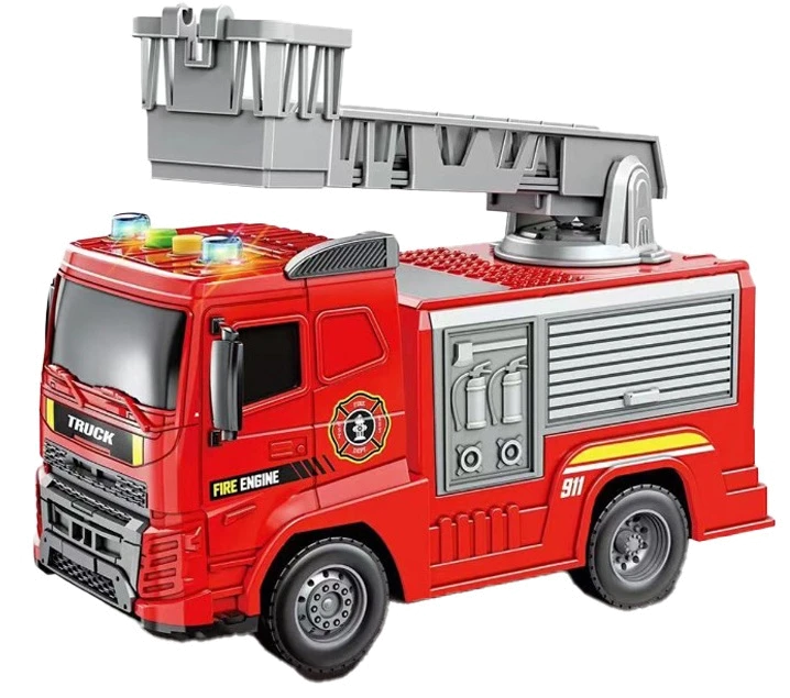 Іграшка CARS S Пожежний кран 1:20 (інерція, звук, світло, поворот драбини)