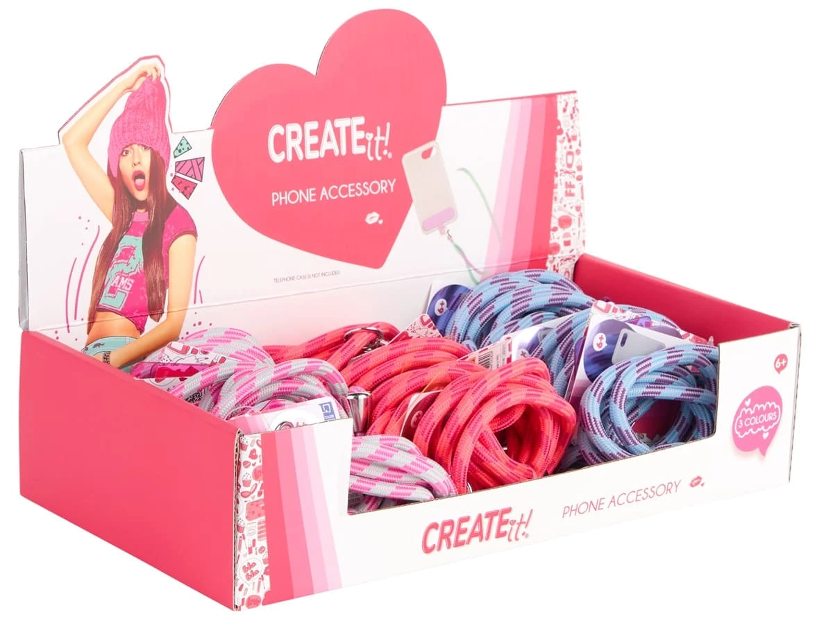 Шнурок для телефону CREATE IT! в асортименті