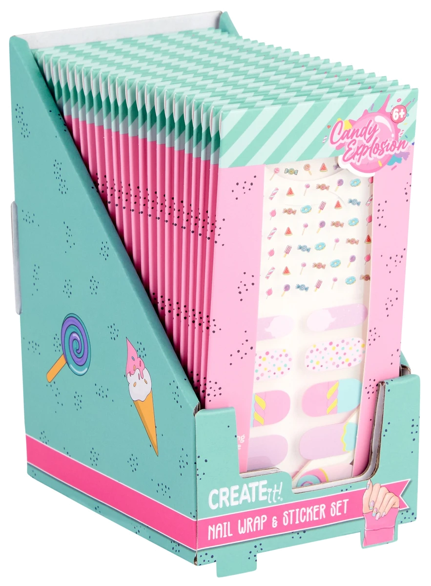 Набір для декорування нігтів 2 в 1 CREATE IT! Candy