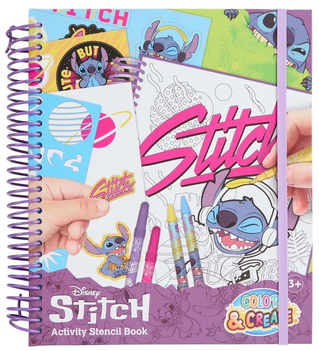 Книжка для розфарбовування, дитяча DISNEY STITCH Актівіті