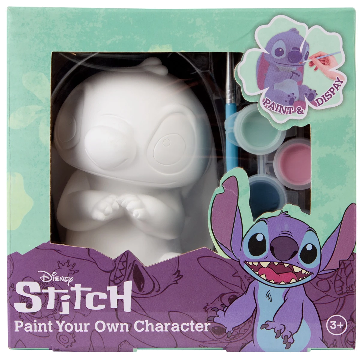 Набір для творчості Гіпсова фігурка з фарбами Disney STITCH