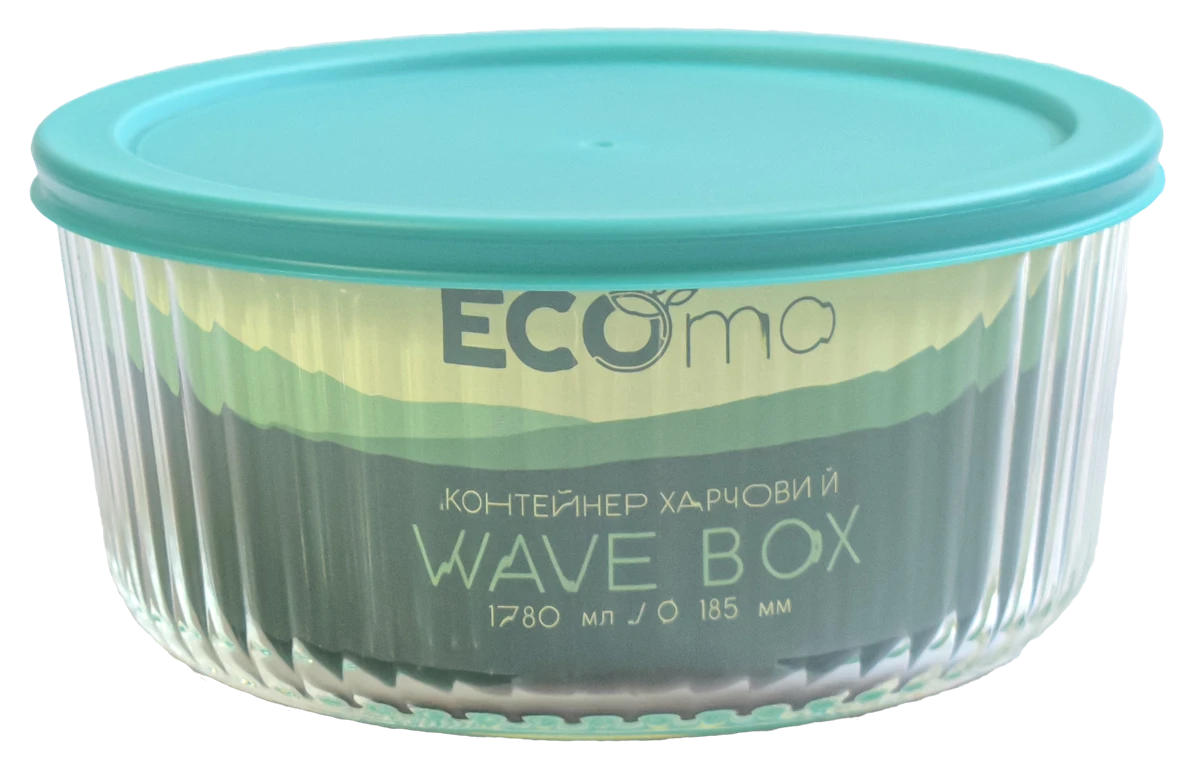 контейнер ECOMO WAVE BOX /кругл /1780 мл (3CC180-4H)