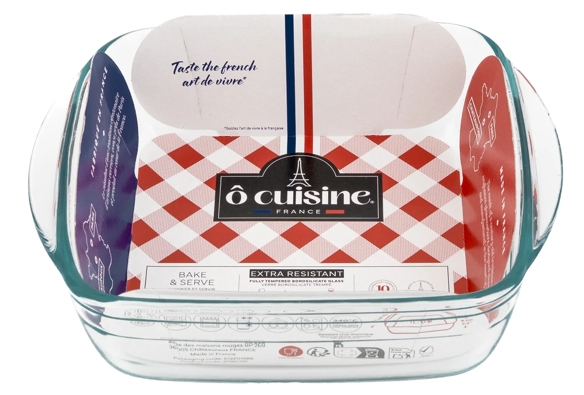 Форма с/к O CUISINE квадр. 20х17х6см (1л) (211BC00/2040)