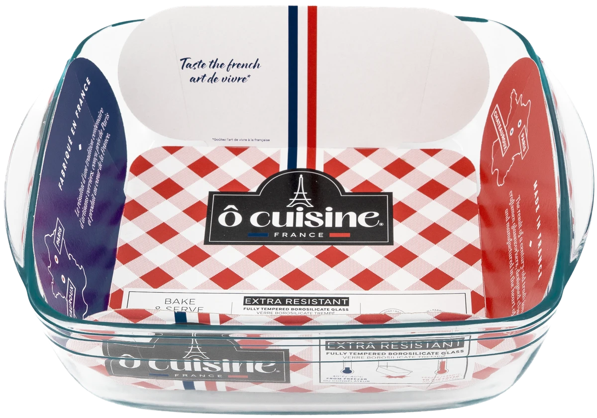 Форма с/к O CUISINE квадр. 25х22х7см (2.2л) (212BC00/2046)