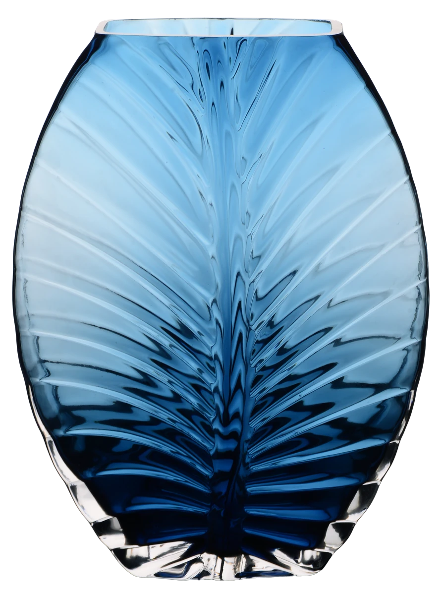 Ваза VIVA LEAF /25см /блакитний/кор.уп. (A060188)