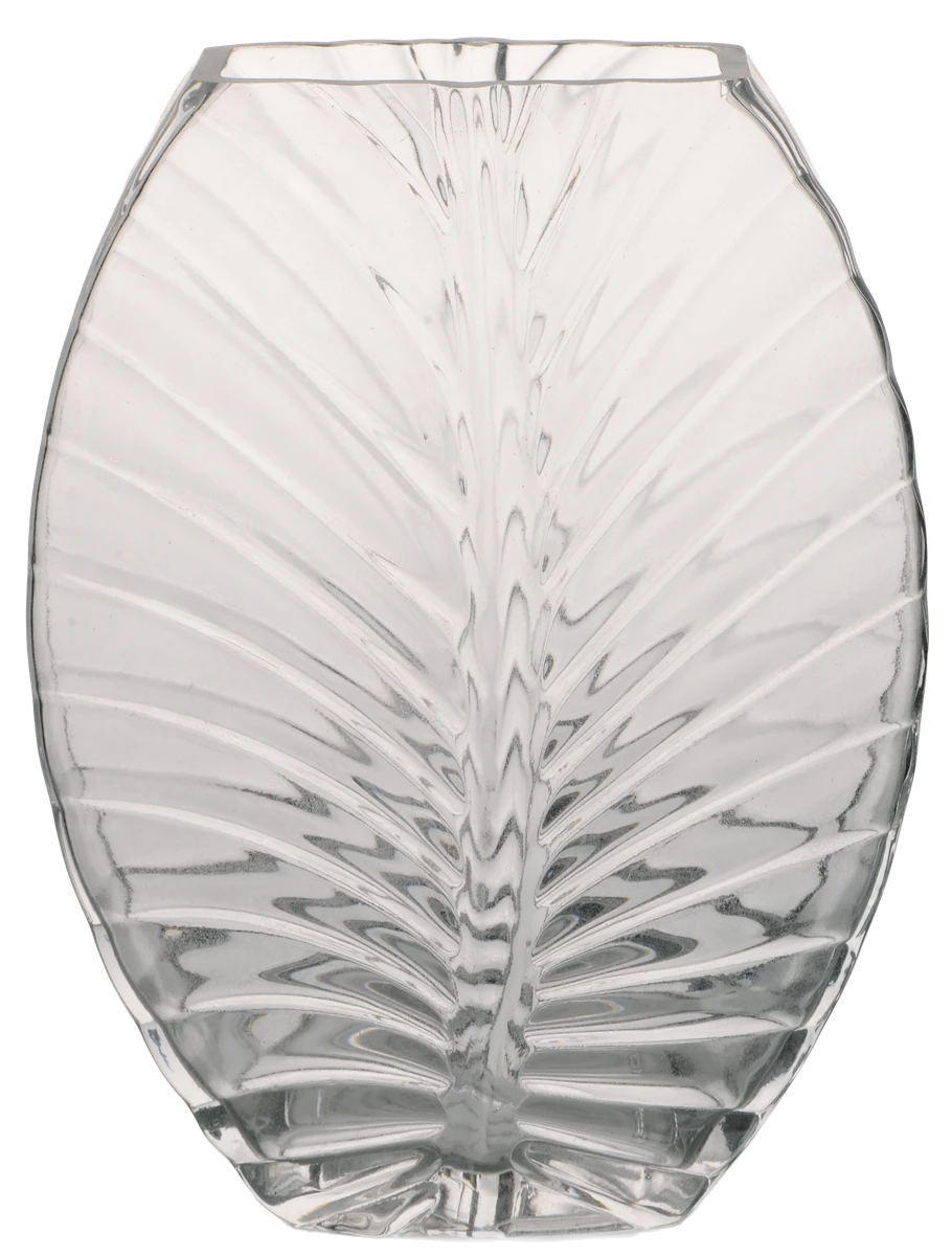 Ваза VIVA LEAF /25см /прозорий/кор.уп. (A060206)