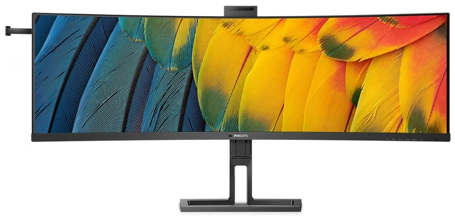 Монiтор TFT PHILIPS 44.5" 45B1U6900CH/00 32:9 VA DualQHD HDMI DP USB-C WebCam HAS