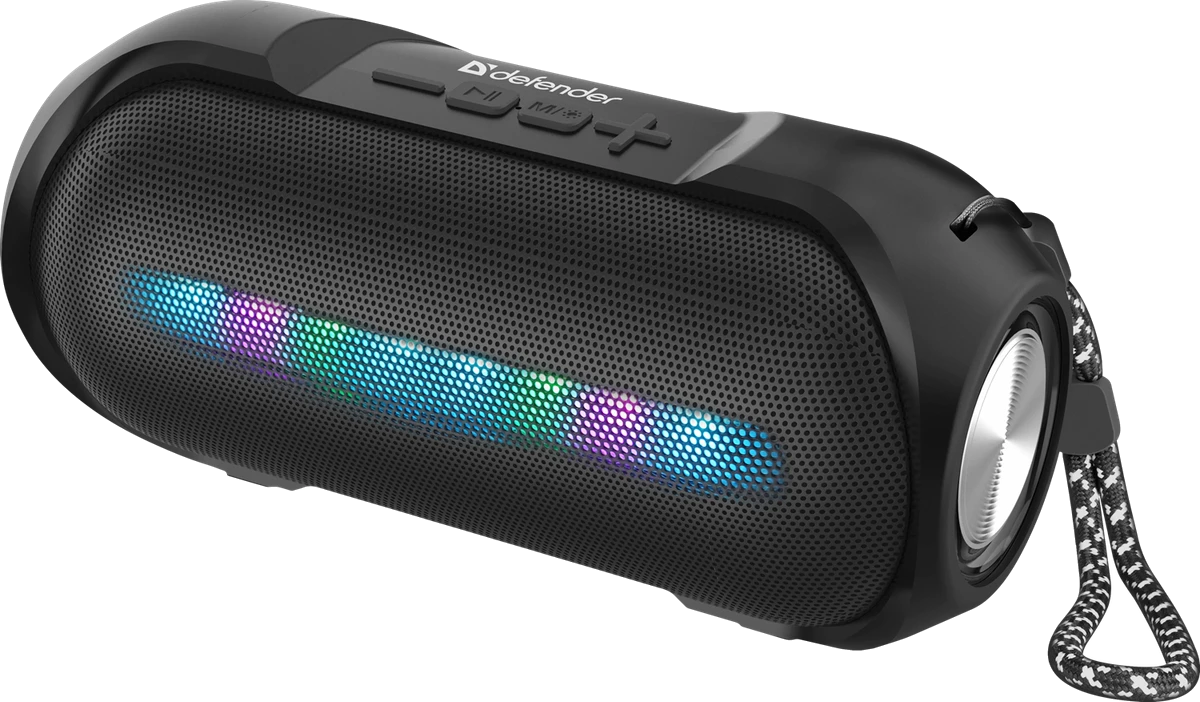 Портативна акустика DEFENDER (65399) Enjoy S400 5Вт, Light/BT/FM/USB/TF/AUX, black