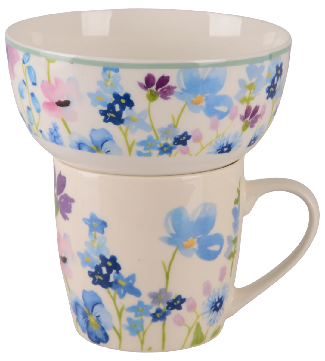 Столовий набір Limited Edition FLOWERS BLUE /2 пр. (B497,B80-SU2742A)