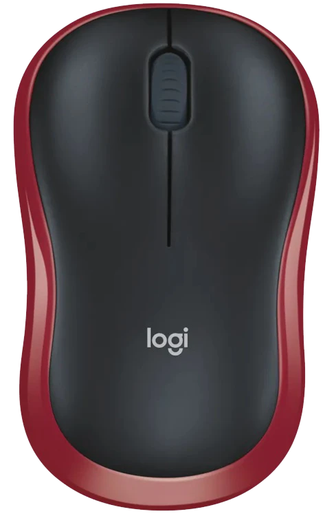 Миша LOGITECH Wireless Mouse M185 RED - EWR2 (910-002237)