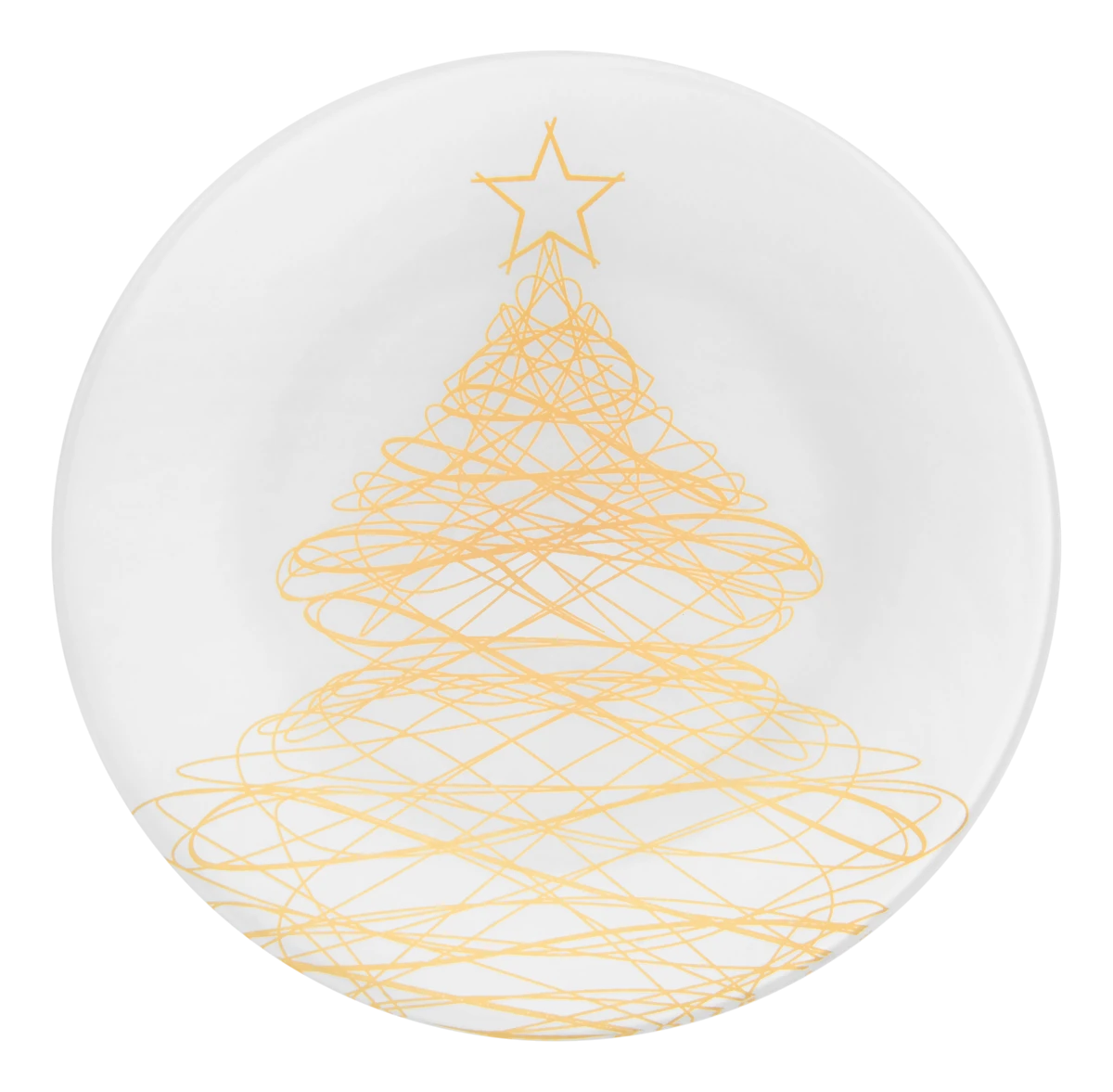 Тарілка VIVA NY TREE GOLD/ 25 см (S3010-2)