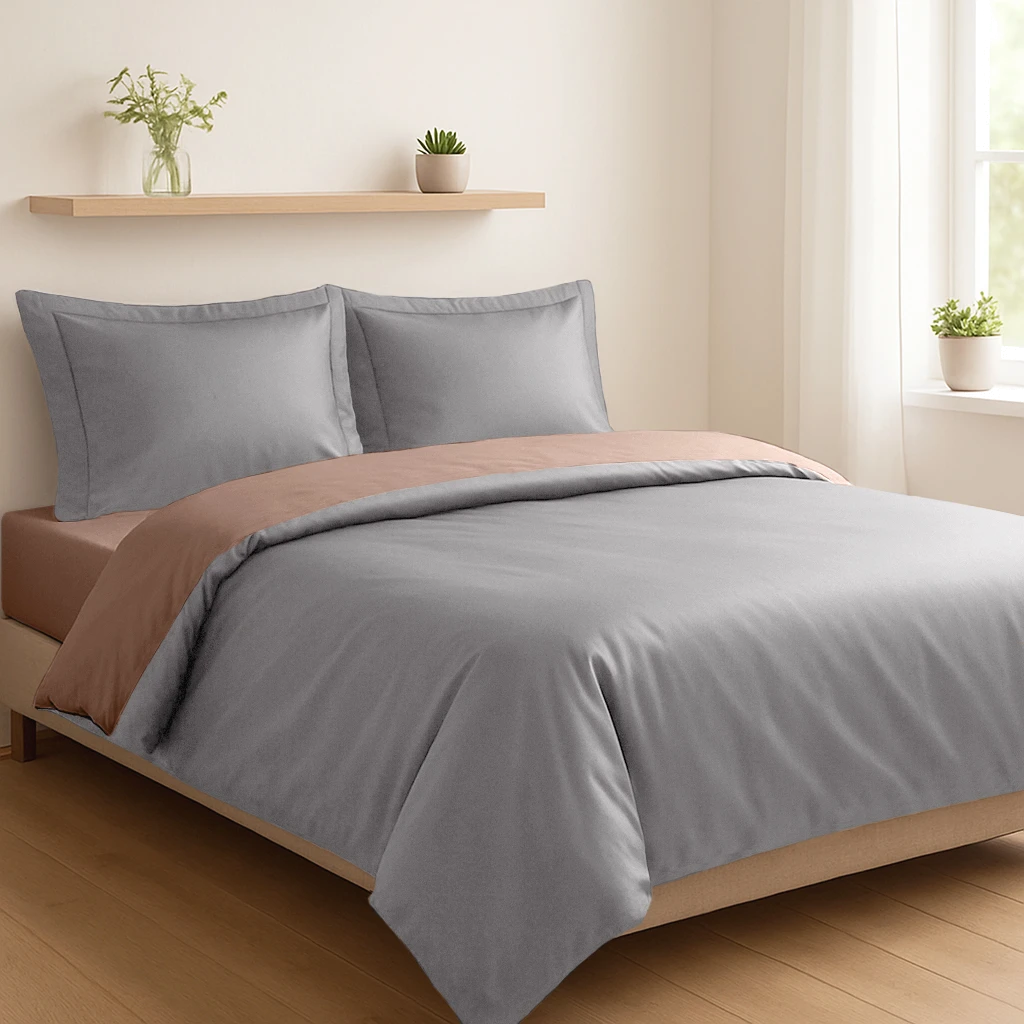 Комплект SOHO Комплект пост.білизни Євро Duet 200*230 Mocha/Grey