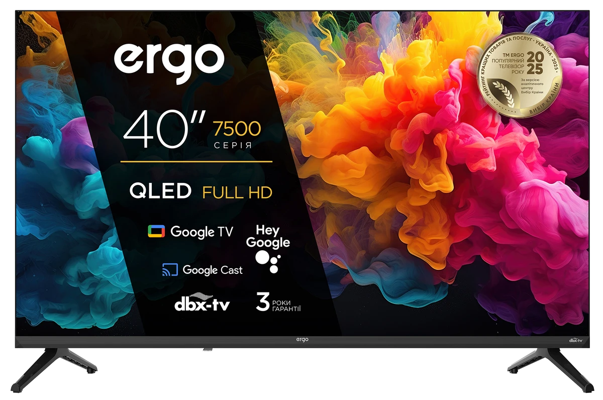 Телевізор ERGO 40JFQ7500 рідкокристалічний