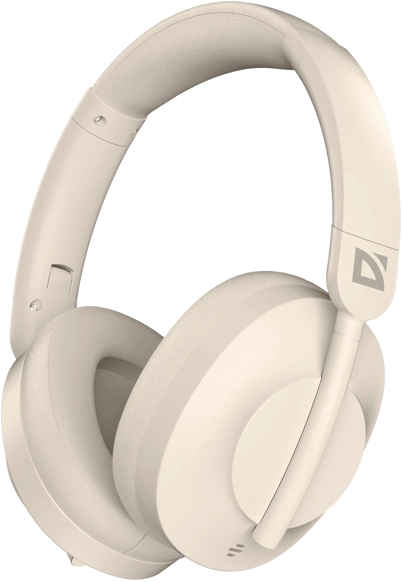 Навушники DEFENDER (63486) FreeMotion B485 Bluetooth, ANC, бежевий