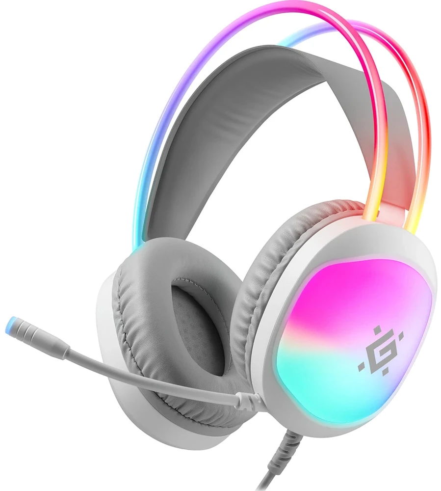 гарнітура DEFENDER Eclipse, USB, 2м, White (62440)