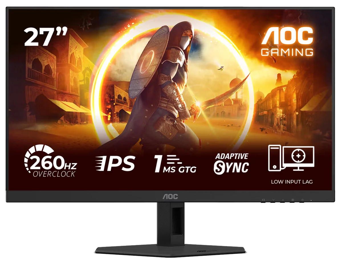 Монiтор TFT AOC 27" 27G4ZRE IPS FHD 300nit 260Hz(OC) 2*HDMI DP Black/Red