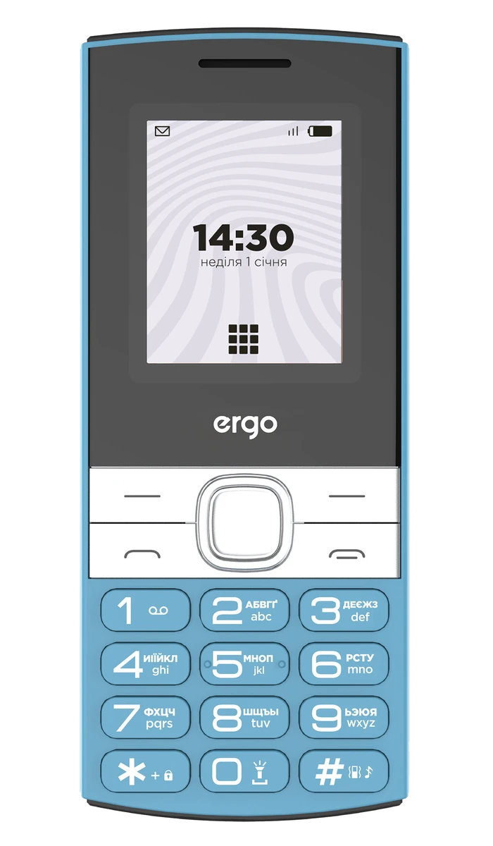 Мобільний телефон ERGO B185 Dual Sim (Синій)