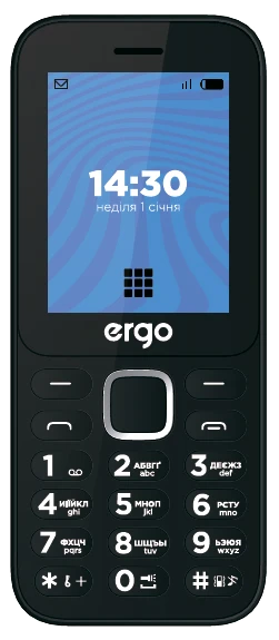 Мобільний телефон ERGO E241 Dual Sim (червоний)
