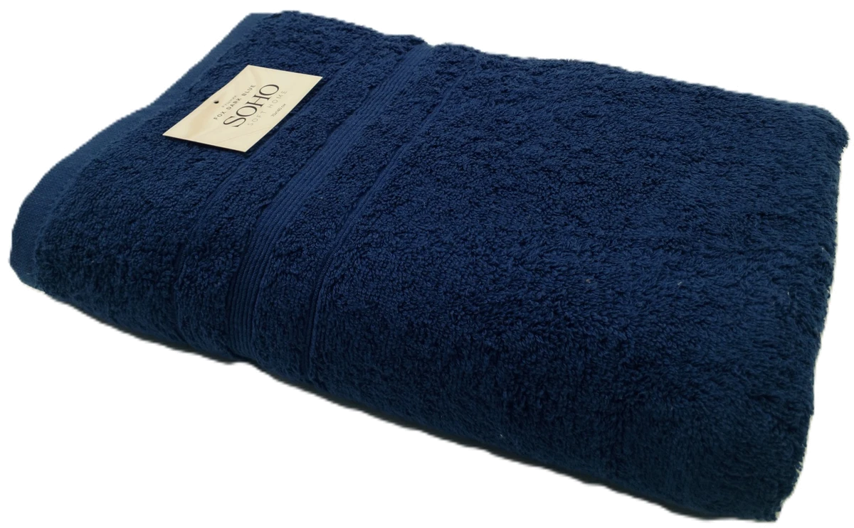 Текстиль банний SOHO Рушник 50*90 бавовна 100% Fox Dark Blue