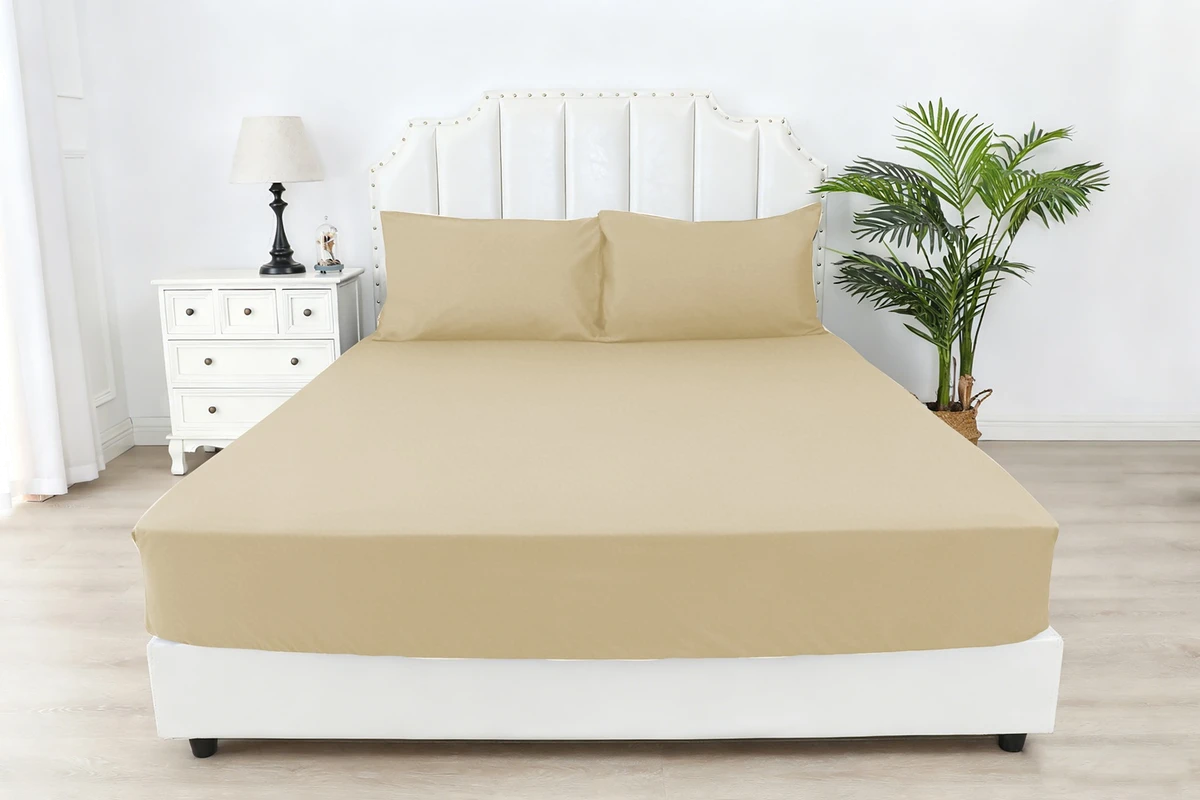 Комплект SOHO Простирадло на гумці 160*200+25см Beige