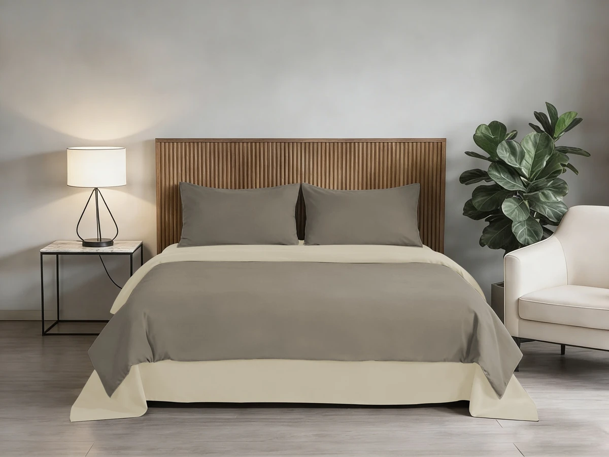 Комплект SOHO Комплект пост.білизни Євро 200*220 Coffe/Beige