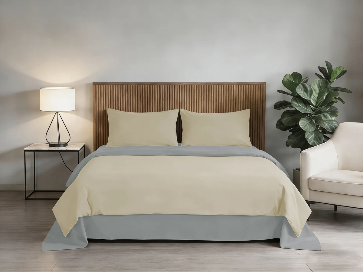 Комплект SOHO Комплект пост.білизни Євро 200*220 Beige/Light gray