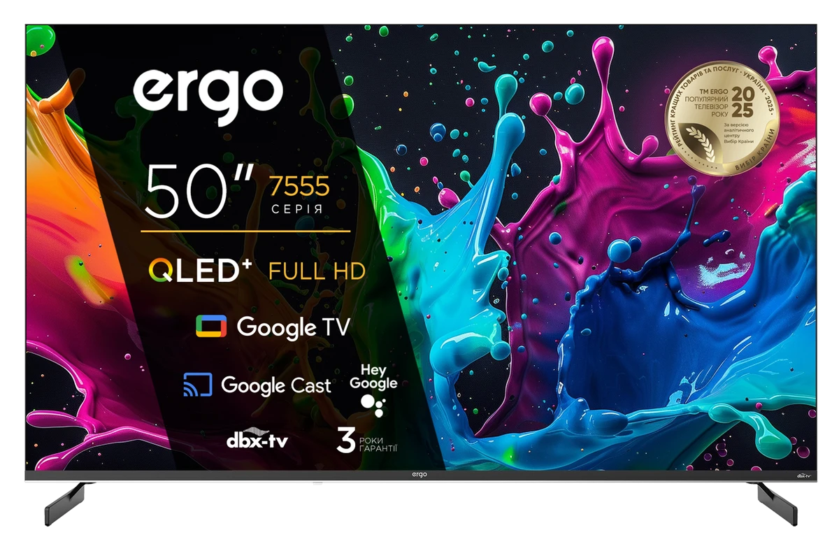 Телевізор ERGO 50JFQ7555 рідкокристалічний